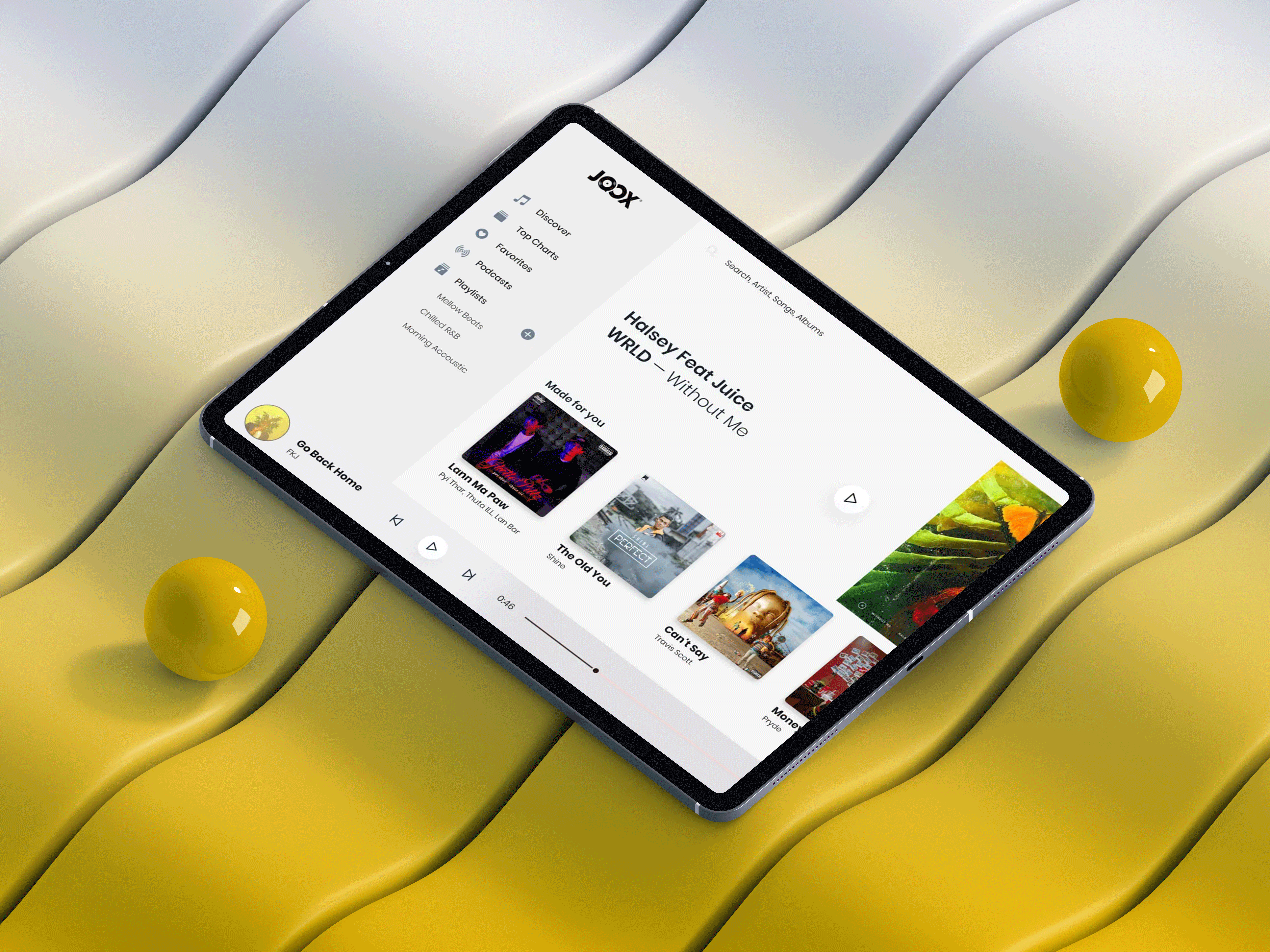 Joox Music Streaming App Redesign