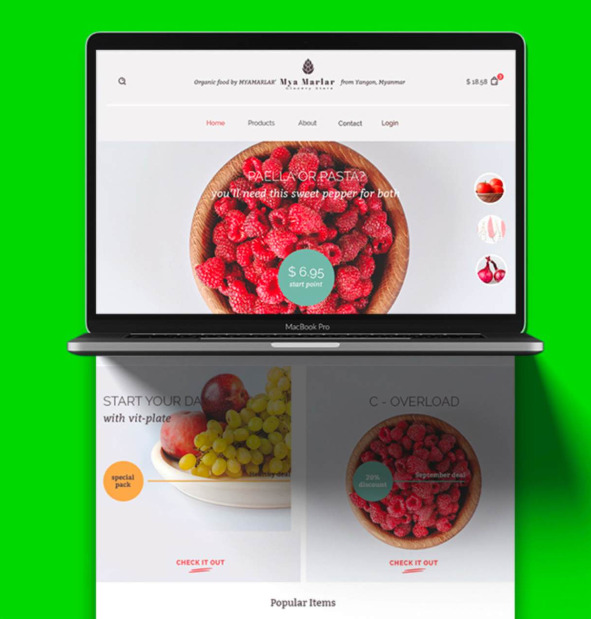 Mya Mar Lar - Grocery Store (Ecommerce)
